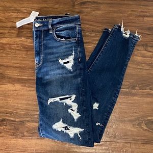 American Eagle Ripped Skinny Jeans